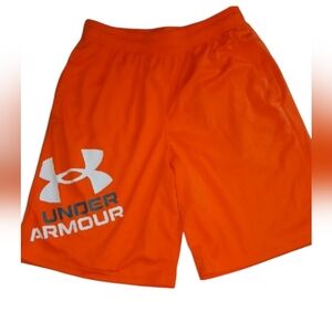 Under Armour Kids Bright Orange Athletic Shorts